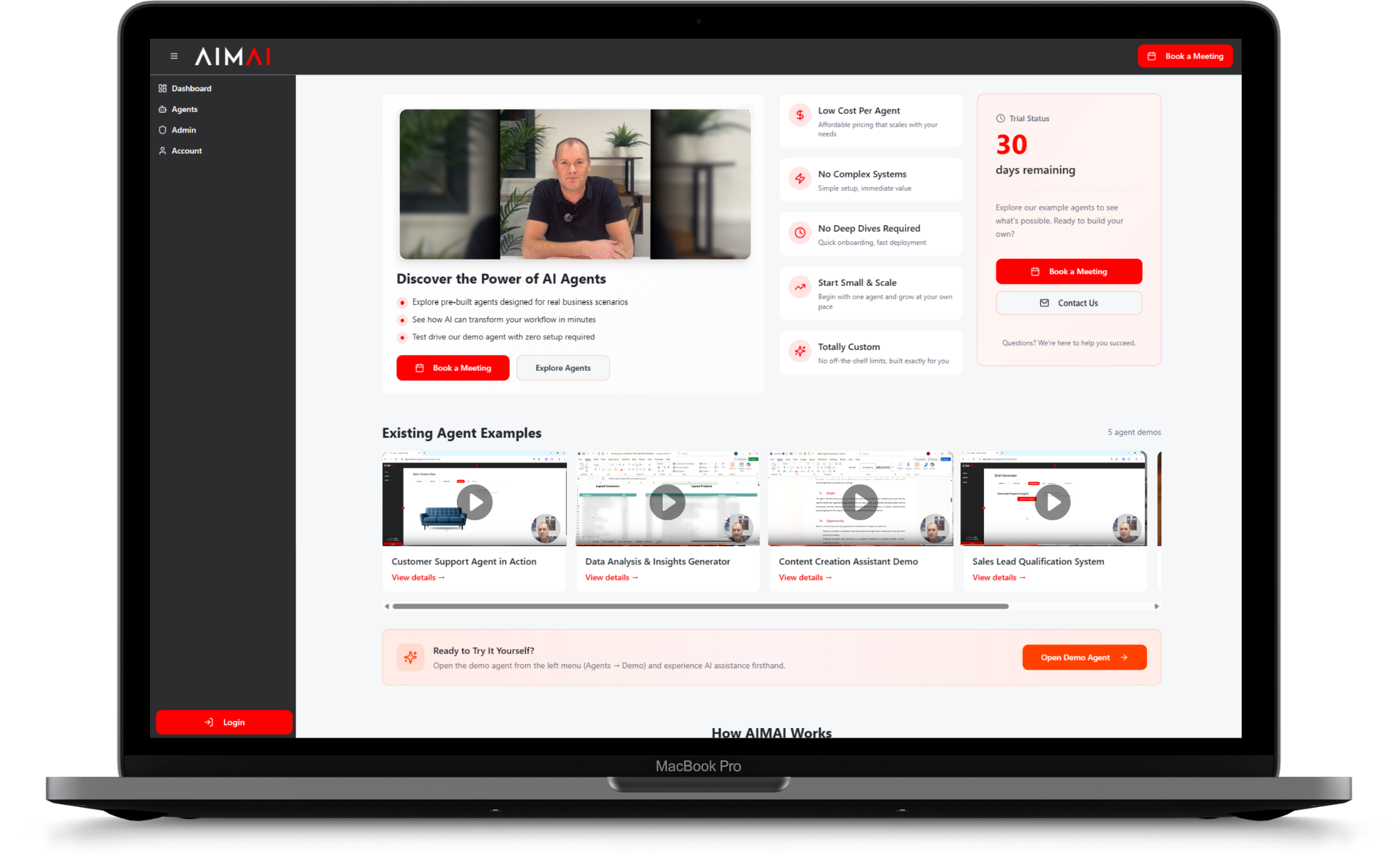 Custom AI agent by AIMAI – AI agency specialising in Artificial Intelligence, business automation, productivity, and digital transformation. AIMAI AI Agents Platform